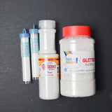 Clear + Iridescent Glitter - 4 Tubes