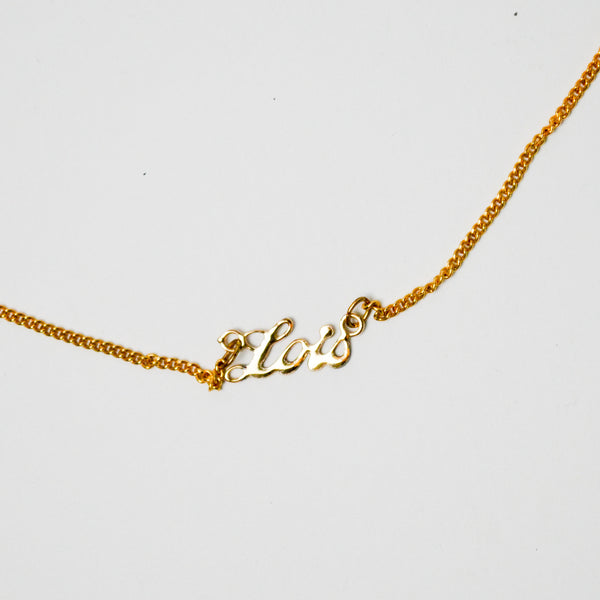 Gold "Lois" Necklace