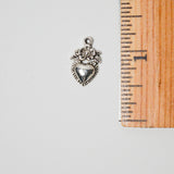 Floral Heart Charm
