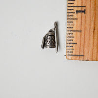 Thimble + Sewing Needle Charm