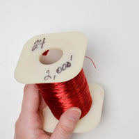 Red 24 Gauge Wire - 1 Spool