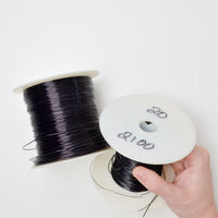 Black 20 Gauge Wire - 2 Spools