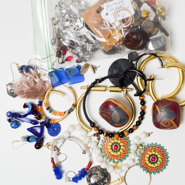 Assorted Earring + Beaded Jewelry Bundle