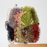 Glass Bead Necklace + Bead Strand Bundle