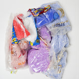 Blue, Purple + Pink Glass Seed Bead Bundle
