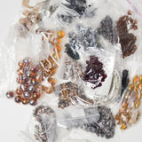 Brown + Gray Glass + Stone Bead Bundle