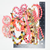 Pink Beaded Jewelry Bundle