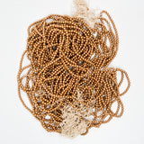 Matte Gold Round Bead Strand Bundle