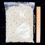 Small Chains of Faux Pearls with Gold Hardware