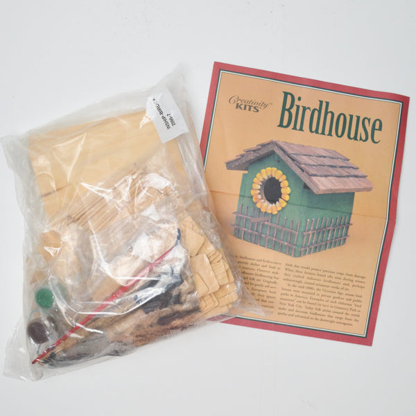 Vintage Creativity Kits Birdhouse Building Kit