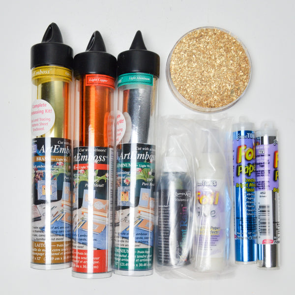 Embossing Sheet & Metallic Foil Bundle