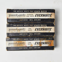 Permanent Pigments Titanium-Zinc + Zinc White Oil Paints - Set of 3