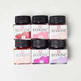 Royal Talens Ecoline Pink + Purple Liquid Watercolor - 6 Jars