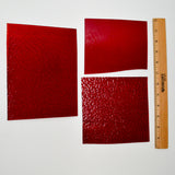 Dark Red Glass Sheet Bundle - Set of 3
