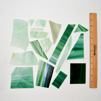 Green Glass Piece Bundle