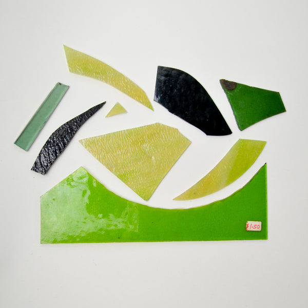 Green Glass Piece Bundle