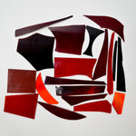 Dark Red Glass Piece Bundle