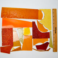 Orange + Yellow Glass Piece Bundle