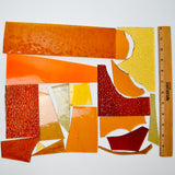 Orange + Yellow Glass Piece Bundle