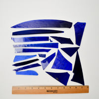 Dark Blue Glass Piece Bundle