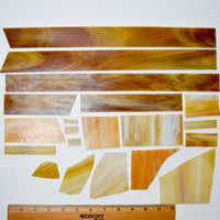 Yellow + Orange Glass Piece Bundle