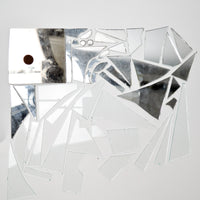 Clear + Silver Glass Piece Bundle