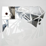 Clear + Silver Glass Piece Bundle