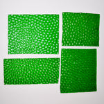 Green Glass Sheets - Set of 4