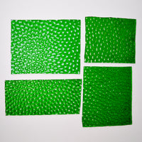 Green Glass Sheets - Set of 4