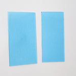 Light Blue Glass Sheets - Set of 2