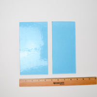 Light Blue Glass Sheets - Set of 2