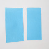 Light Blue Glass Sheets - Set of 2