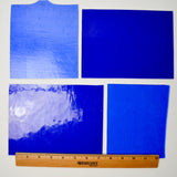 Blue Glass Sheets - Set of 4