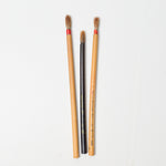Bamboo Watercolor + Calligraphy Paint Brushes - Set of 3