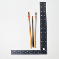Bamboo Watercolor + Calligraphy Paint Brushes - Set of 3