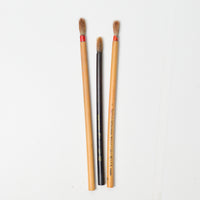 Bamboo Watercolor + Calligraphy Paint Brushes - Set of 3