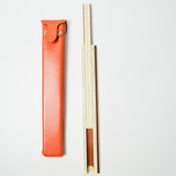 Keuffel + Esser Slide Rule in Leather Case
