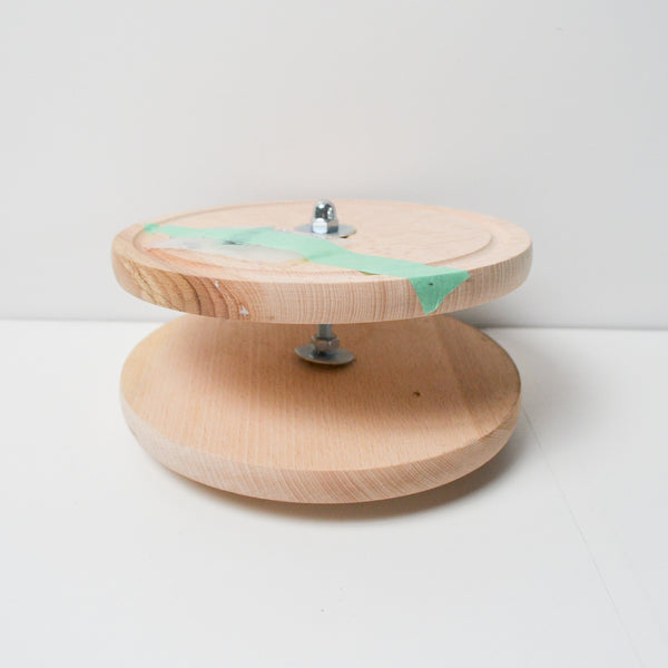 Large Threaded Spool with Swivel Base