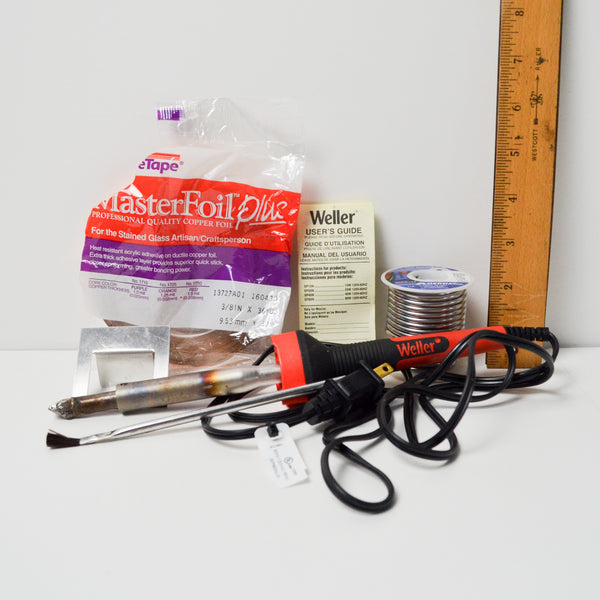 Weller Soldering Iron + Stained Glass Tools