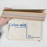 Vintage Color-Aid Coordinated Colors 6" x 9" Papers