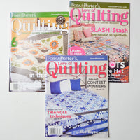 Love of Quilting Magazines - Set of 3