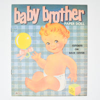 Artcraft Baby Brother Paper Doll Booklet