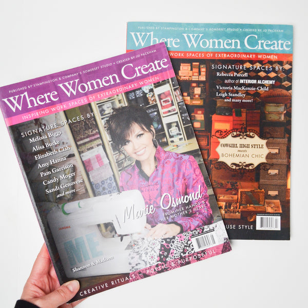 Where Women Create Magazine - 2 Issues