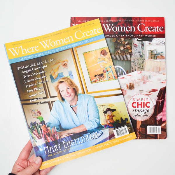 Where Women Create Magazine - 2 Issues