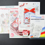 Christmas Embroidery + Cross Stitch Patterns + Transfer Bundle