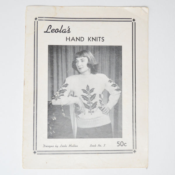 Leola's Hand Knits Booklet - Book No. X