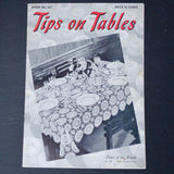 Tips on Tables - Book No. 167