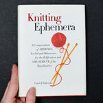 Knitting Ephemera Book