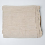 Beige Chenille Woven Upholstery Fabric - 64" x 86"