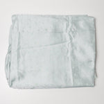Mint Green Floral Jacquard Woven Fabric - 60" x 78" (Stained)